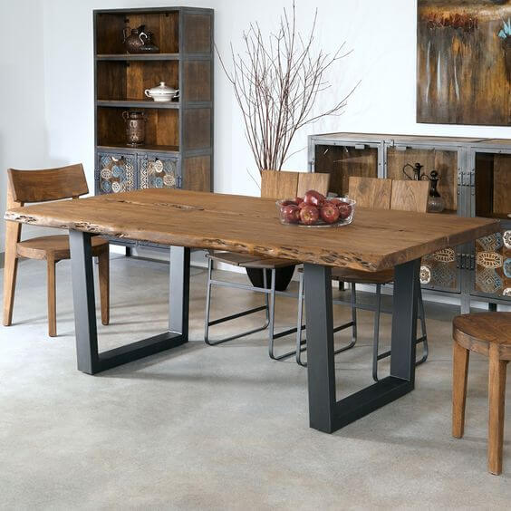 

Обеденный стол с живым краем JecksonLoft «Масив», ясень, 220*100 см, арт 096