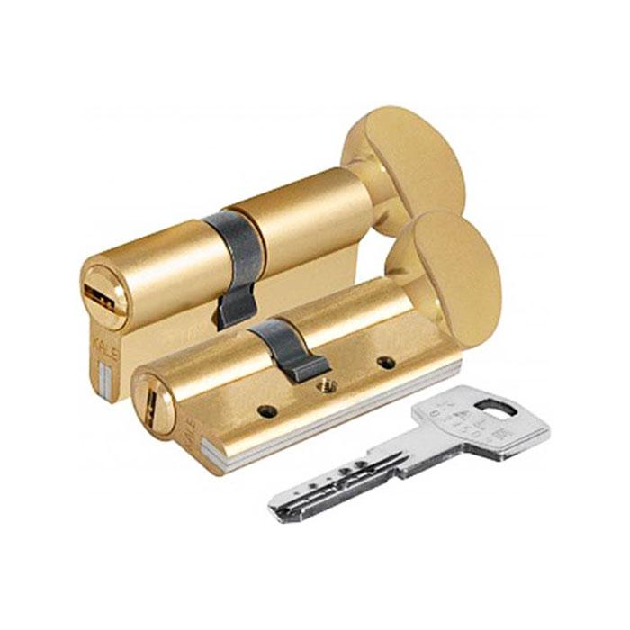 

Вставка для замка KALE 164 DBNEM 35+10+35: 80 mm с поворотником латунь 5 ключей