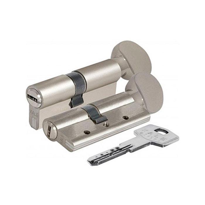 

Вставка для замка KALE 164 DBNEM 35+10+35: 80 mm с поворотником никель 5 ключей