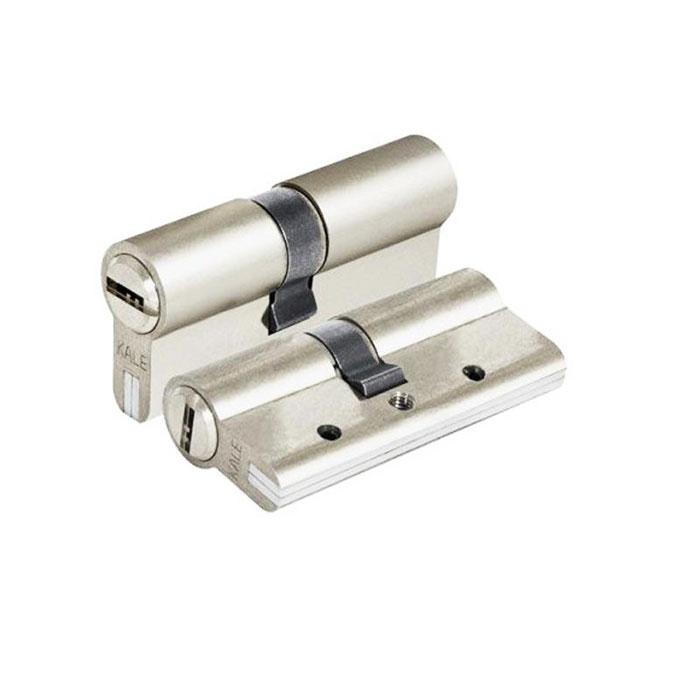 

Цилиндры под ключ KALE 164 DBNE 35+10+35: 80 mm никель 5 ключей
