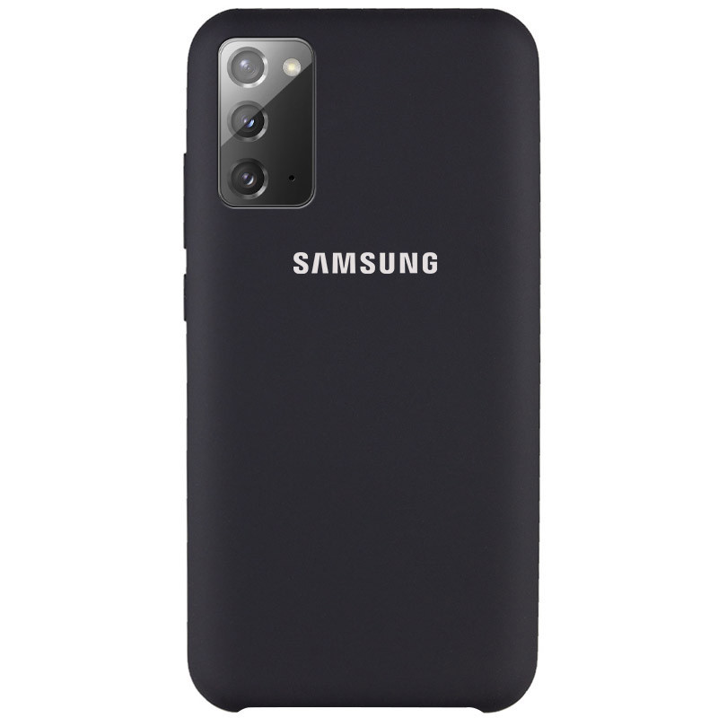 

Чехол Epik Silicone Cover (AAA) для Samsung Galaxy Note 20 Черный/Black