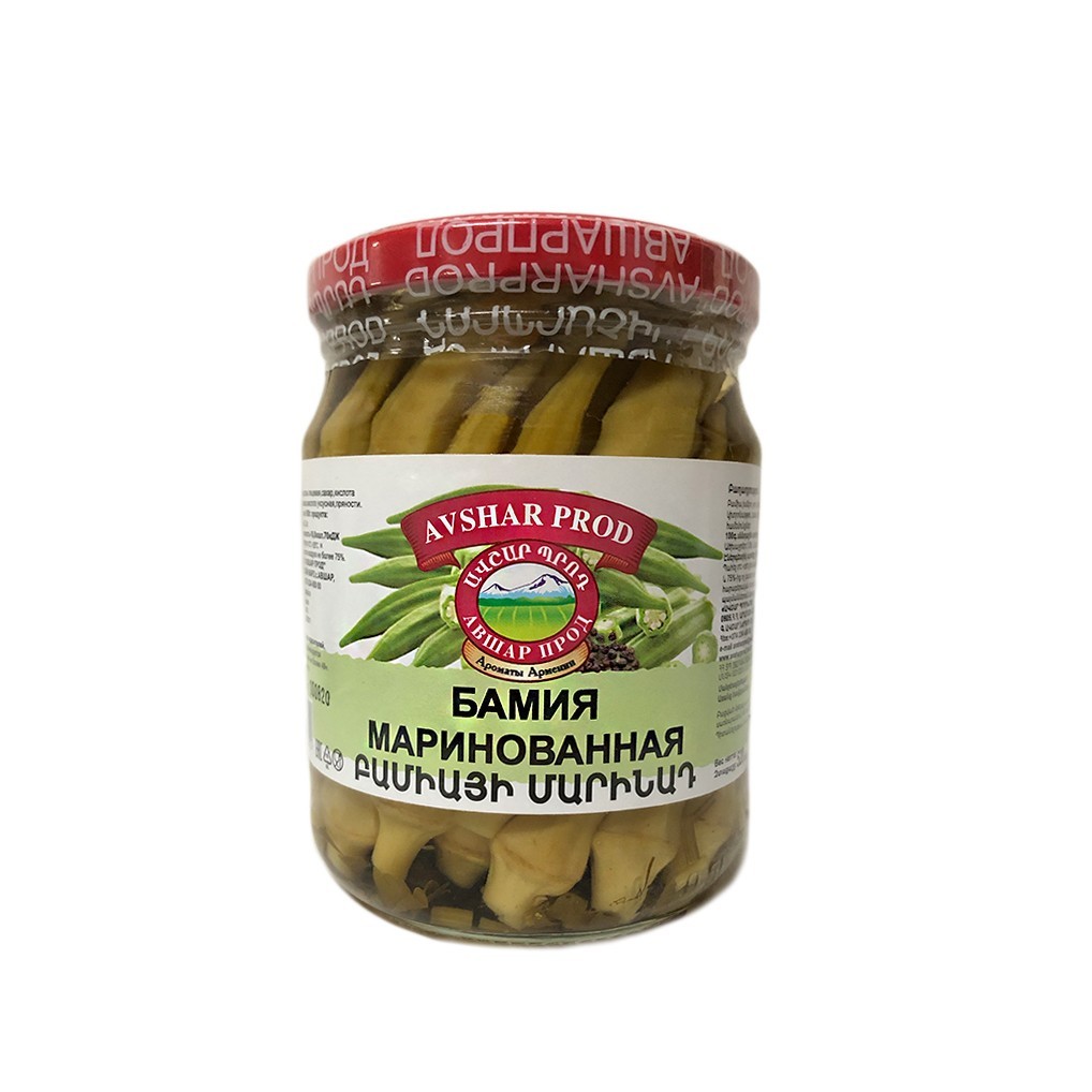 Бамия Avshar Prod в стеклянной банке 520 г – низкие цены, кредит ...