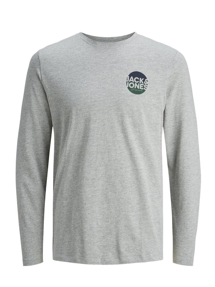 

Футболка с длинными рукавами Jack & Jones  Серый 12178495LightGrey, Футболка с длинными рукавами Jack & Jones S Серый 12178495LightGrey