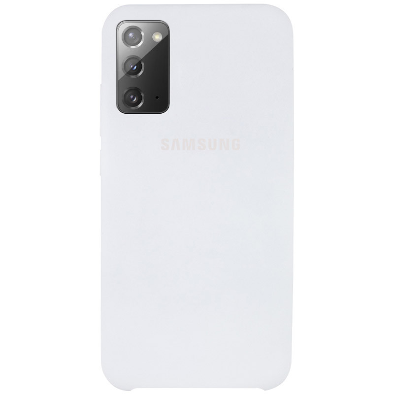 

Чехол Epik Silicone Cover (AAA) для Samsung Galaxy Note 20 White
