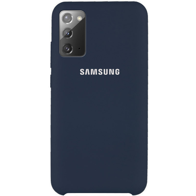 

Чехол Epik Silicone Cover (AAA) для Samsung Galaxy Note 20 Синий/Midnight blue