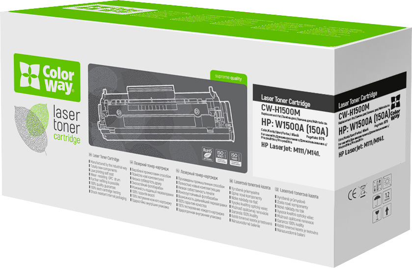 Тонер-картридж ColorWay совместимый аналог HP (W1500A) LJ MFP M111/M141 ...