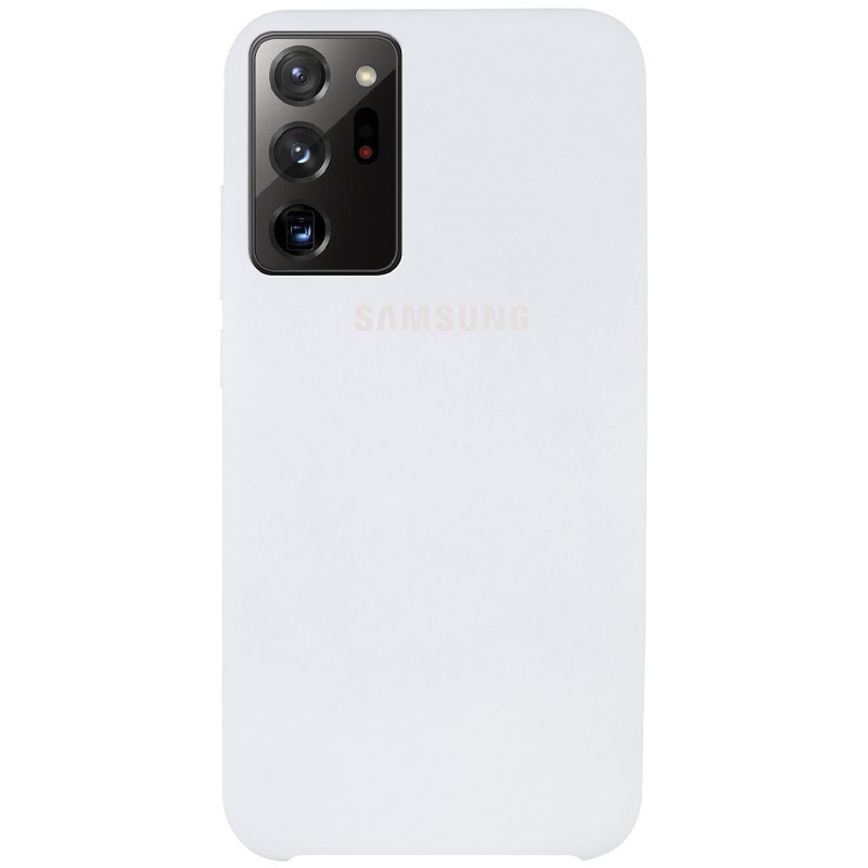 

Чехол Epik Silicone Cover (AAA) для Samsung Galaxy Note 20 Ultra Белый/White