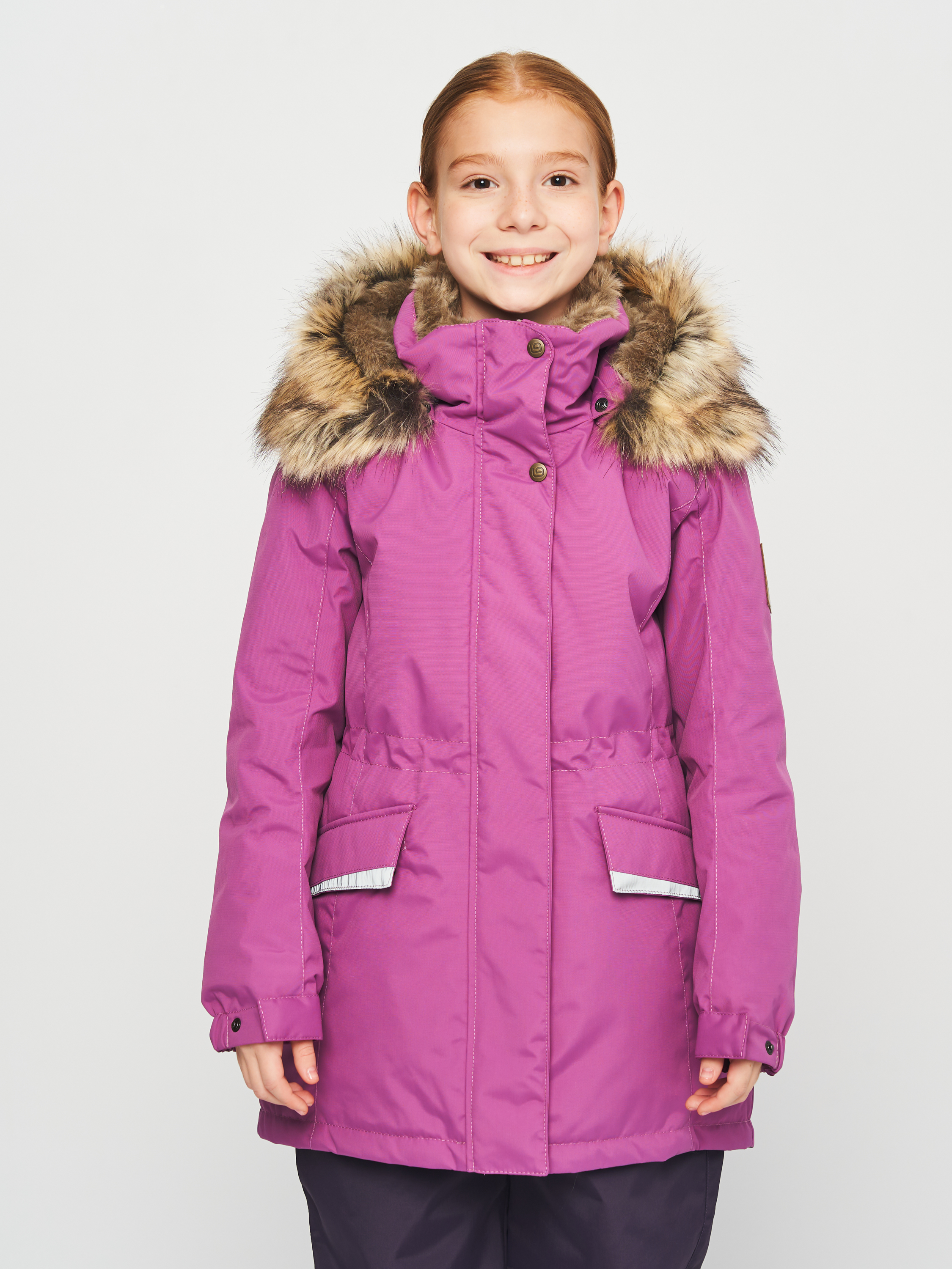Акція на Підліткова зимова куртка-парка для дівчинки Lenne Ella 23671-603 170 см від Rozetka
