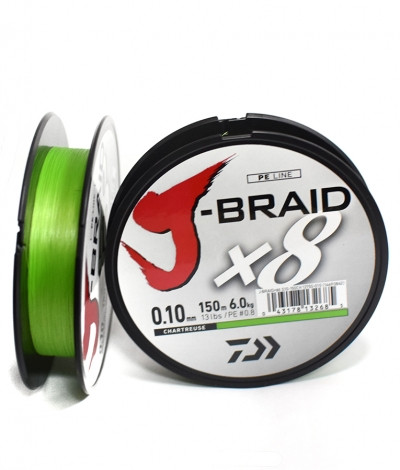 

Шнур Daiwa J-Braid X8 0,24mm-150m CHARTREUSE (12750-024)