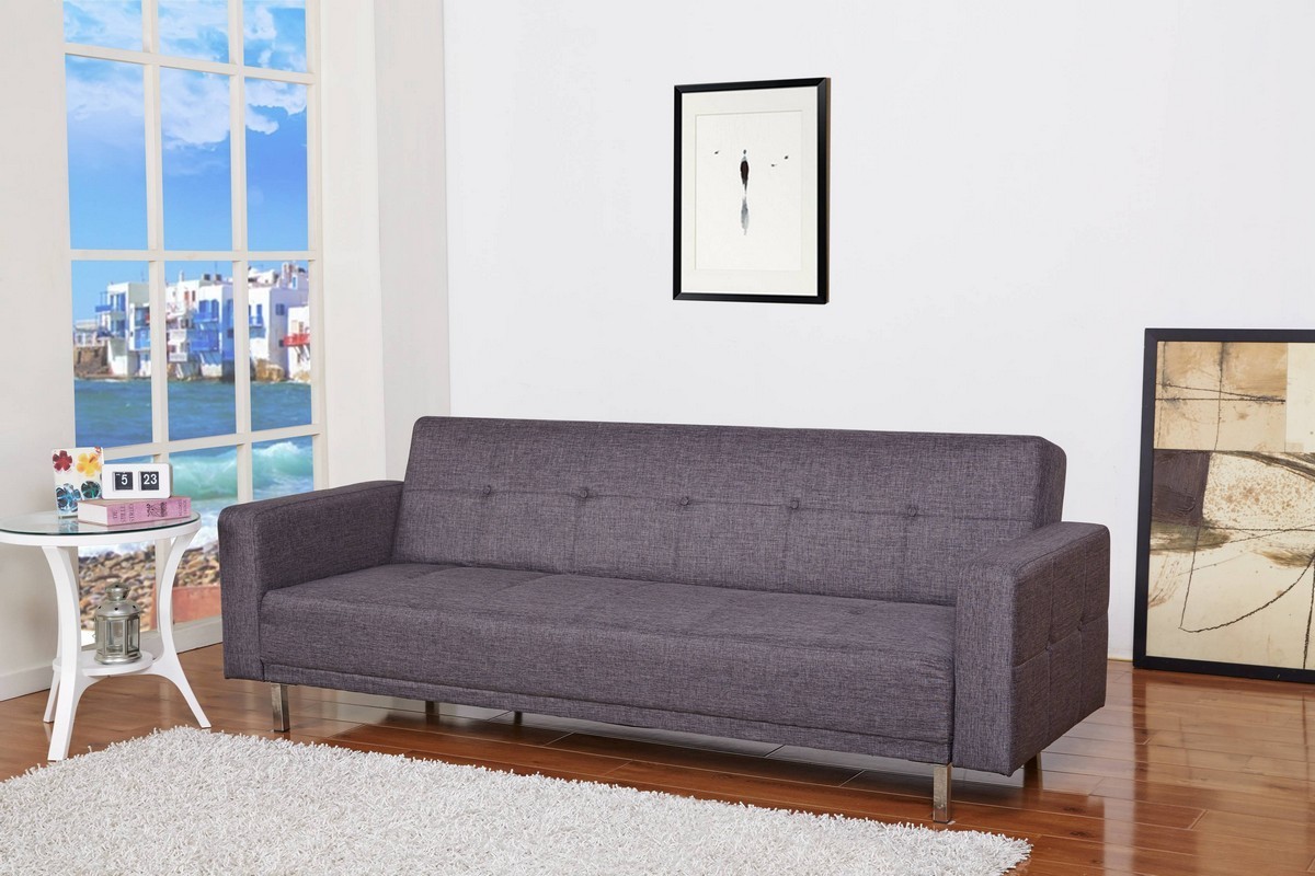 Софа раскладная Vetro Mebel Доминик серый – фото, отзывы ...