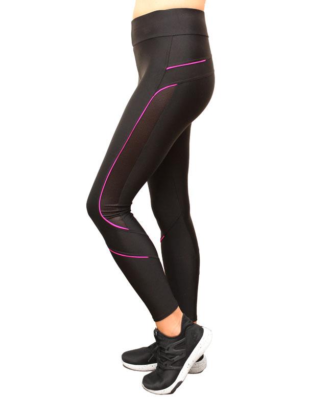 

Лосины спортивные № 71-2 матовые бифлекс черные с сеткой р.  малиновые полоски, Лосины спортивные № 71-2 матовые бифлекс черные с сеткой р. 44 малиновые полоски