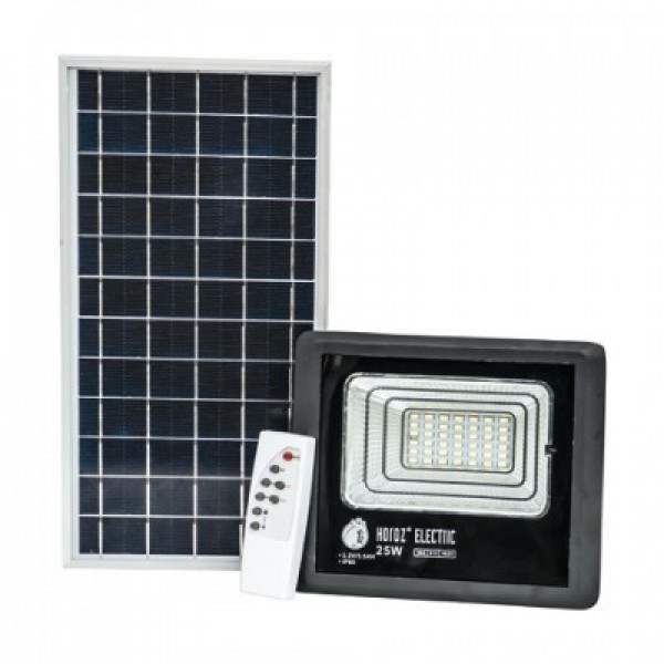 

Прожектор светодиодный Horoz Electric на солнечной батарее TIGER 25 25W 6400K