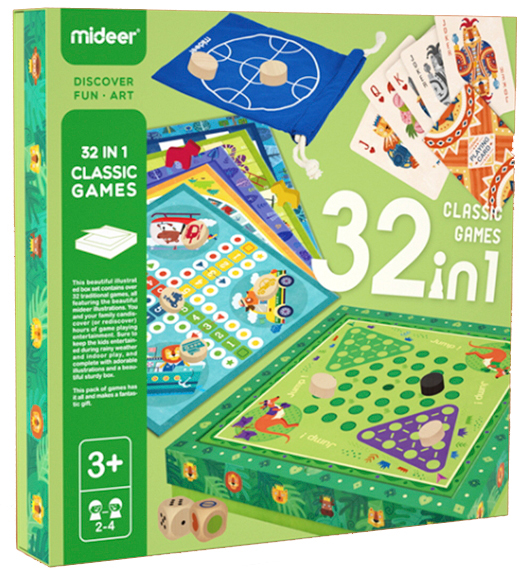 

Набор настольных игр Mideer 32 в 1 (MD2071)