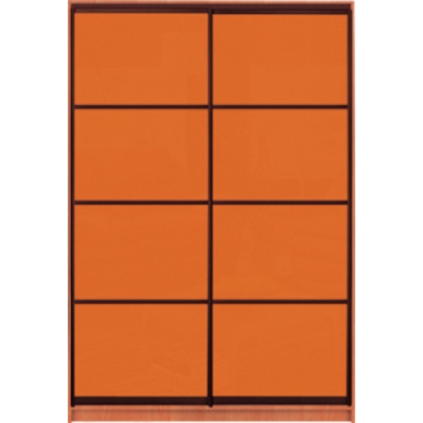 

Шкаф купе Стандарт 3 Цветной комбинированный фасад-1 1200x2400x600 двухдверный Matroluxe