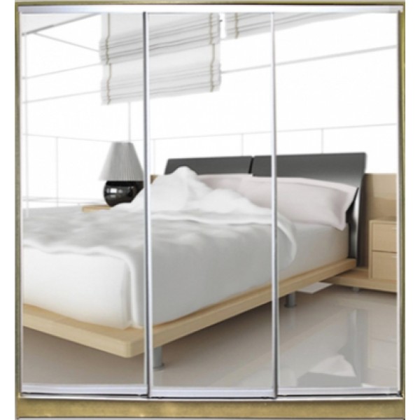 

Шкаф купе Стандарт 1 Зеркало 2300x2400x600 трехдверный Matroluxe