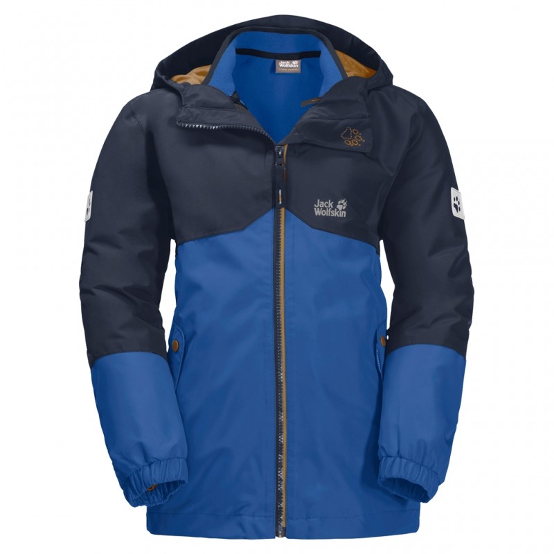 

Куртка 3 в 1 B ICELAND 3IN1 JKT Jack Wolfskin 1605254-1202 128 Синий