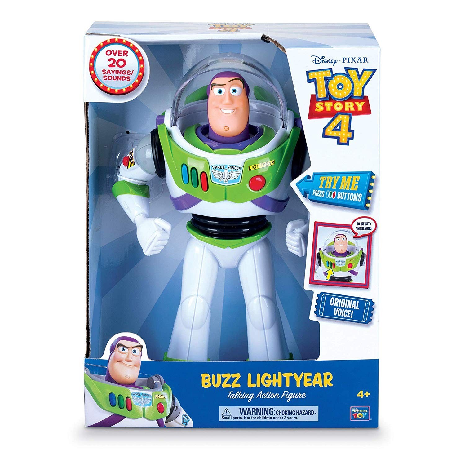 История Игрушек 4 Баз Лайтер Toy Story 4 Buzz Lightyear Talking Action  Figure Thinking Toy – фото, отзывы, характеристики в интернет-магазине  ROZETKA от продавца: Superraretoys | Купить в Украине: Киеве, Харькове,  Днепре, Одессе ...