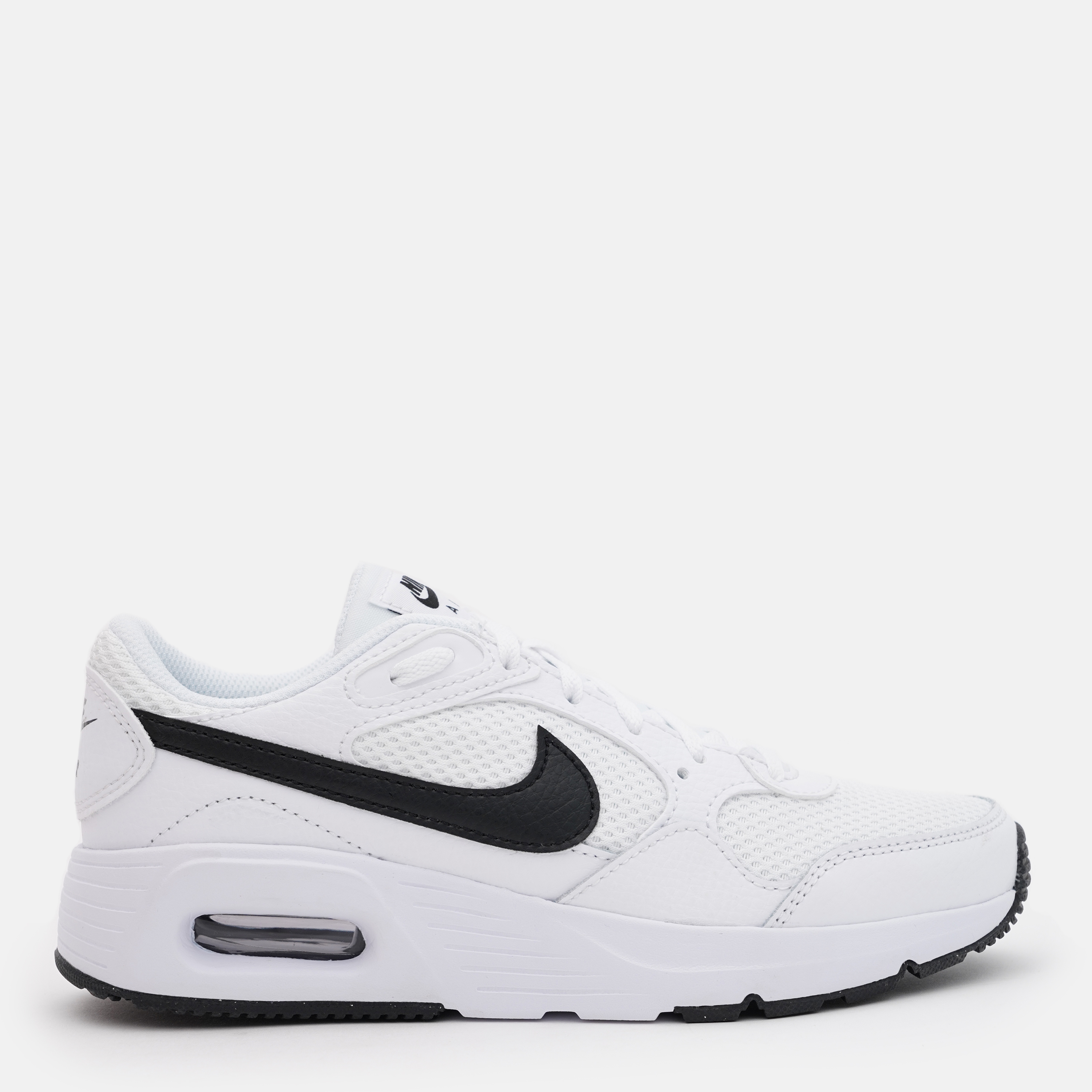 Акція на Підліткові кросівки для хлопчика Nike Air Max Sc (Gs) CZ5358-102 40 White/Black-White від Rozetka