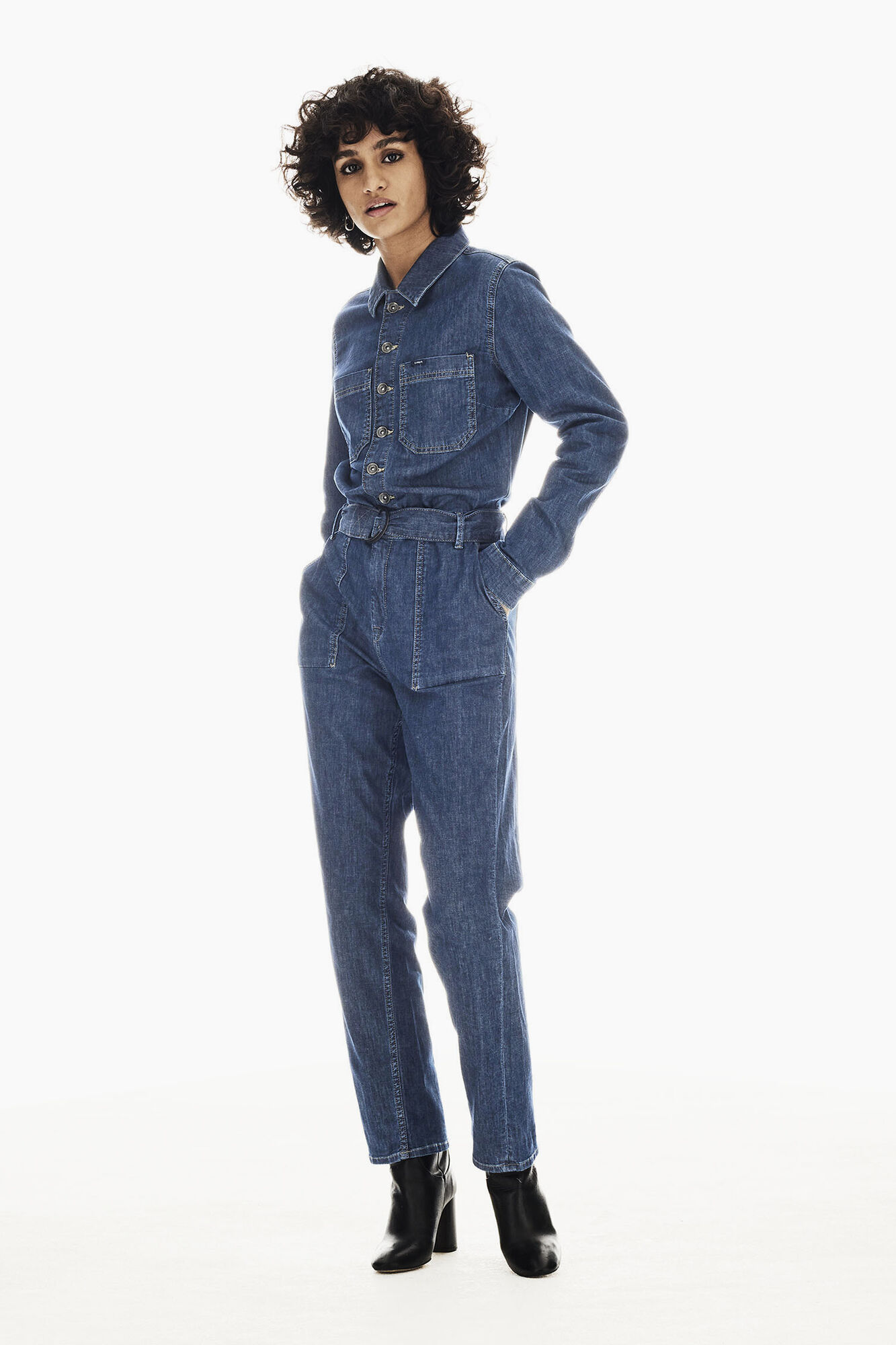 

Комбинезон джинсовый Garcia Jeans GS000885  Синий, Комбинезон джинсовый Garcia Jeans GS000885 XS Синий