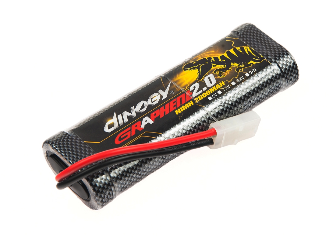 

Аккумулятор Dinogy NiMH 2600mAh 7.2V 25x46x130мм Tamiya