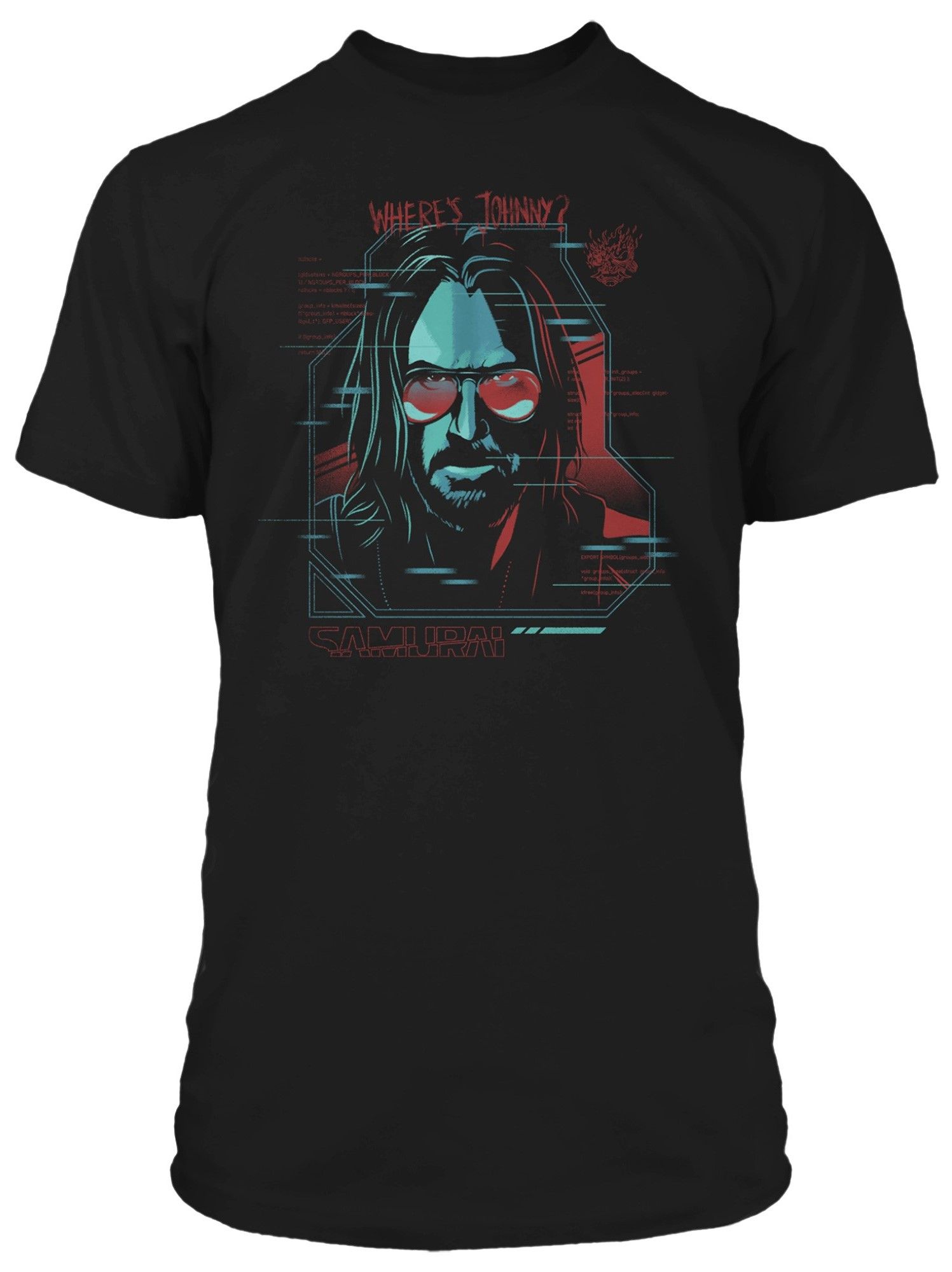 

Футболка JINX Cyberpunk 2077 - Digital Ghost Tee Black, S