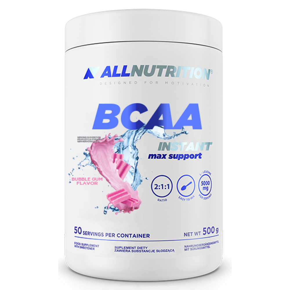 Комплекс амінокислот BCAA Max Support Instant - 500g Bubble Gum – фото ...
