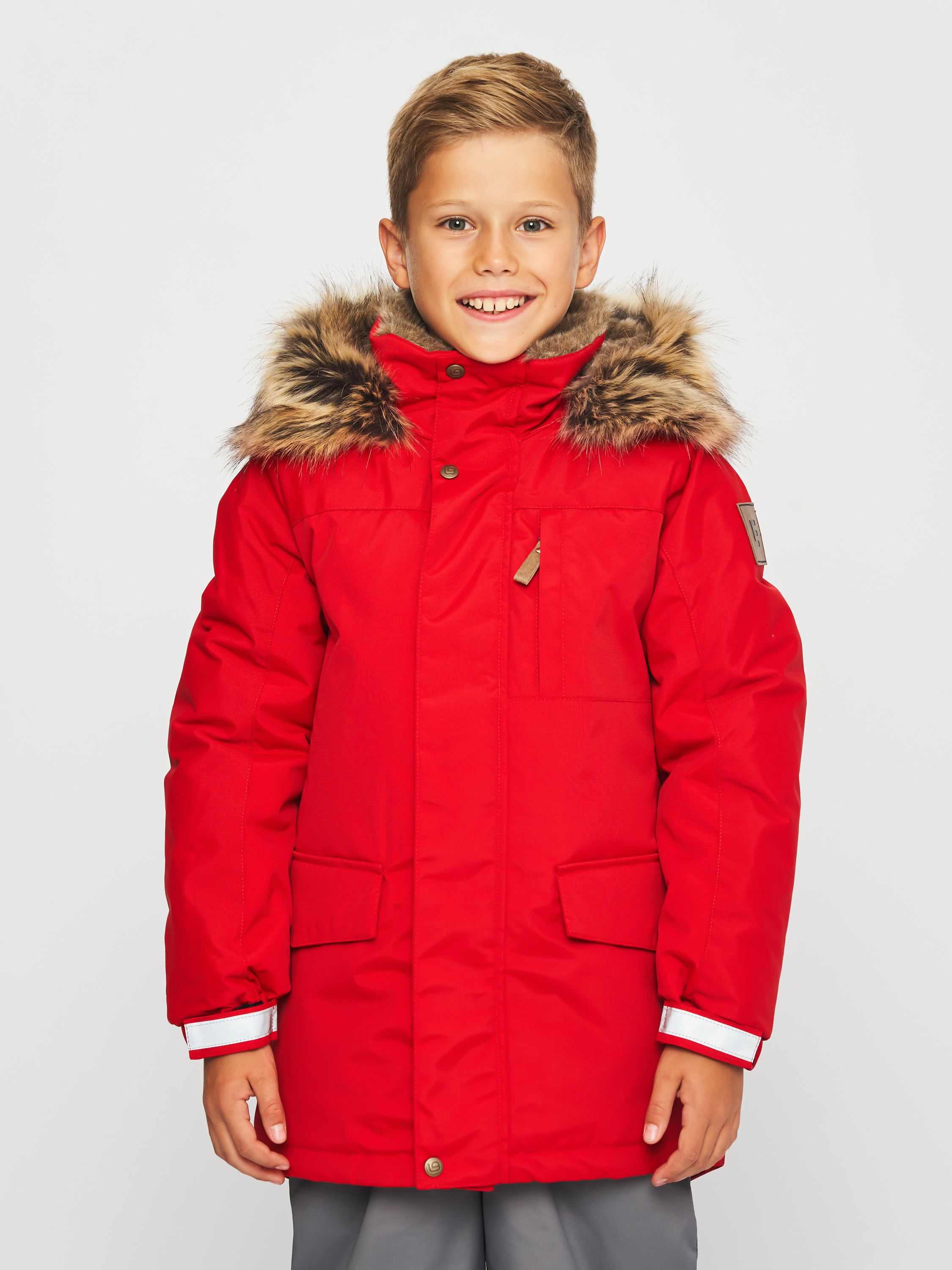 Акция на Підліткова зимова куртка-парка для хлопчика Lenne Janno 23368-622 158 см от Rozetka