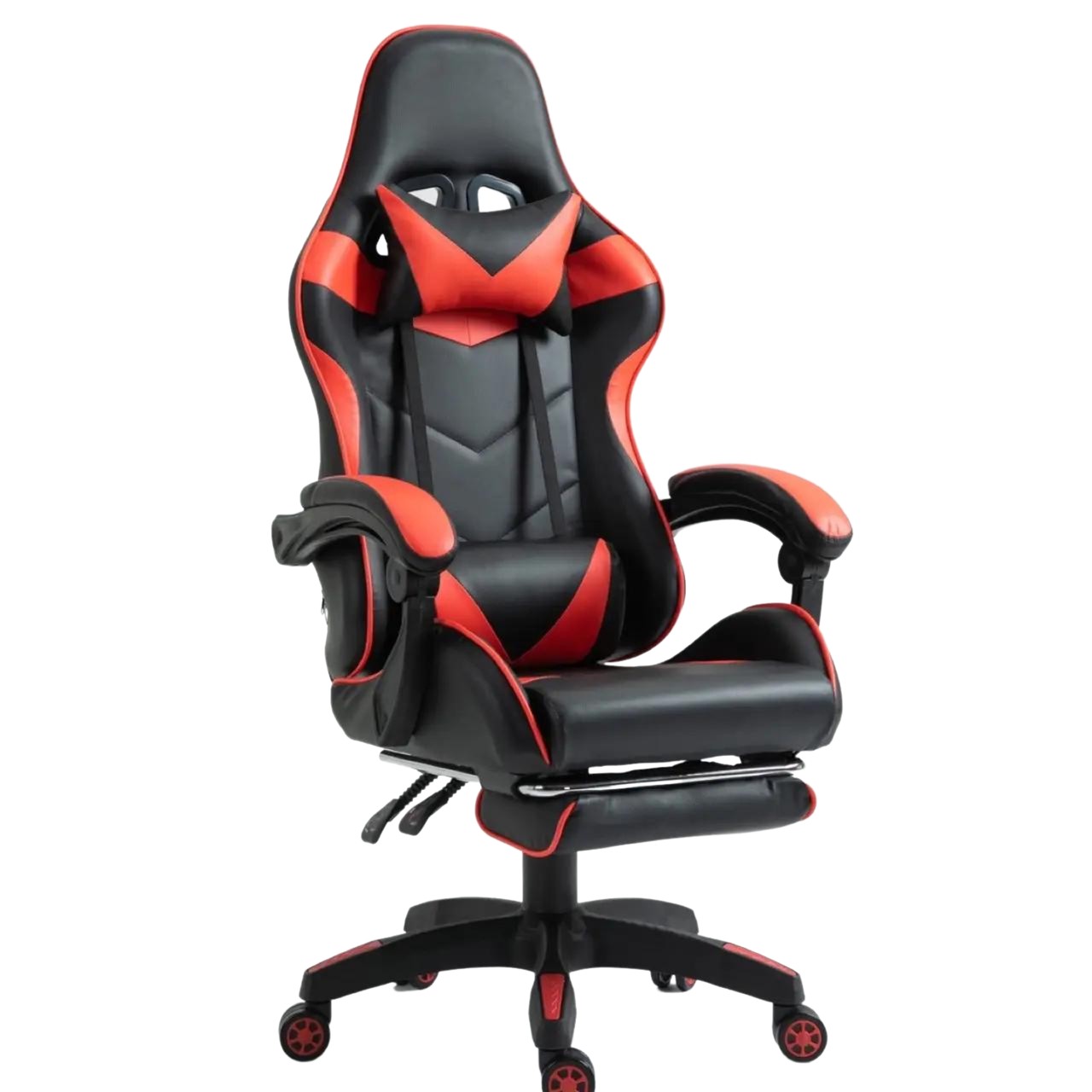 Кресло игровое GAMING CHAIR OC-810 с подставкой для ног, цвет черный ...