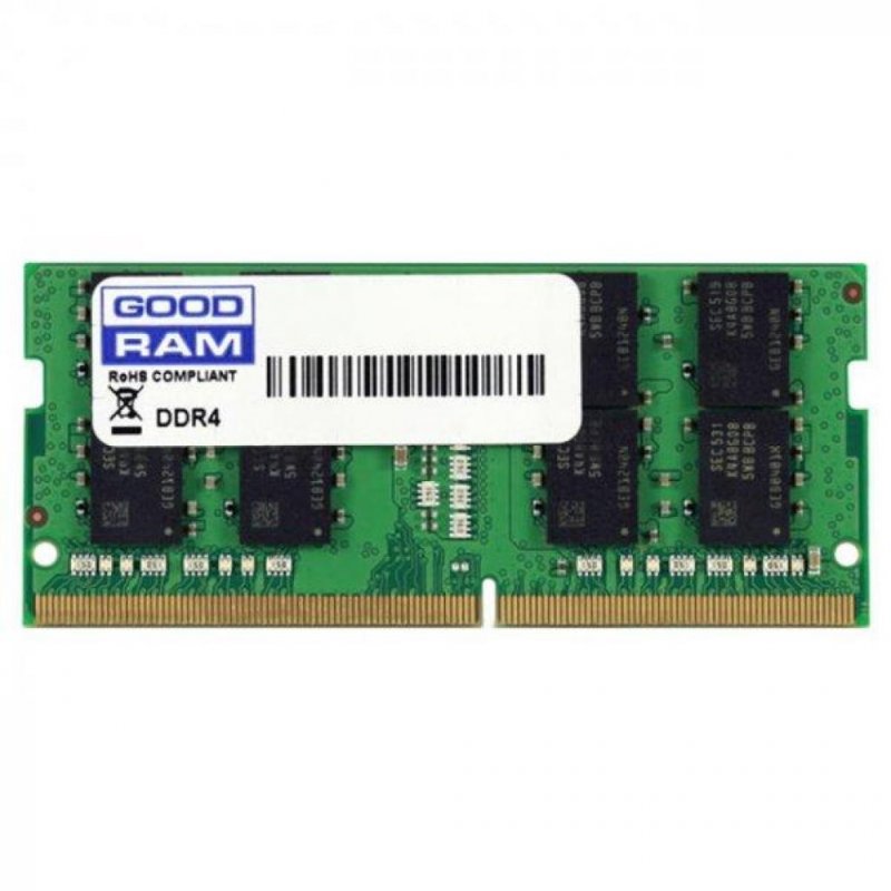 

Модуль памяти для ноутбука SoDIMM DDR4 16GB 2400 MHz GOODRAM (GR2400S464L17/16G)