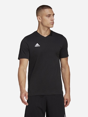 Акція на Футболка чоловіча Adidas ENT 22 Tee HC0448 L Чорна від Rozetka