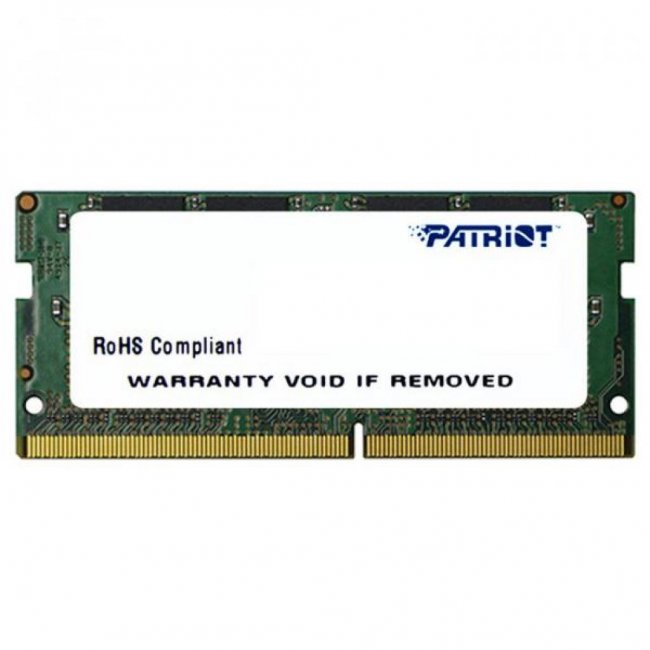 

Модуль памяти для ноутбука SoDIMM DDR4 8GB 2400 MHz Patriot (PSD48G240081S)