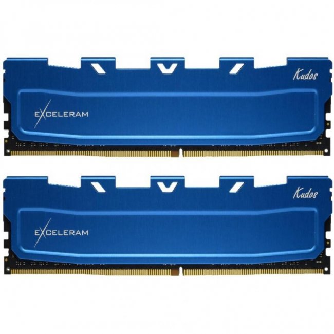 

Модуль памяти для компьютера DDR4 16GB (2x8GB) 2666 MHz Kudos Blue eXceleram (EKBLUE4162619AD)