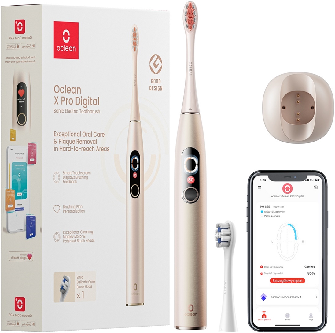 Электрическая зубная щетка Oclean X Pro Digital Electric Toothbrush ...