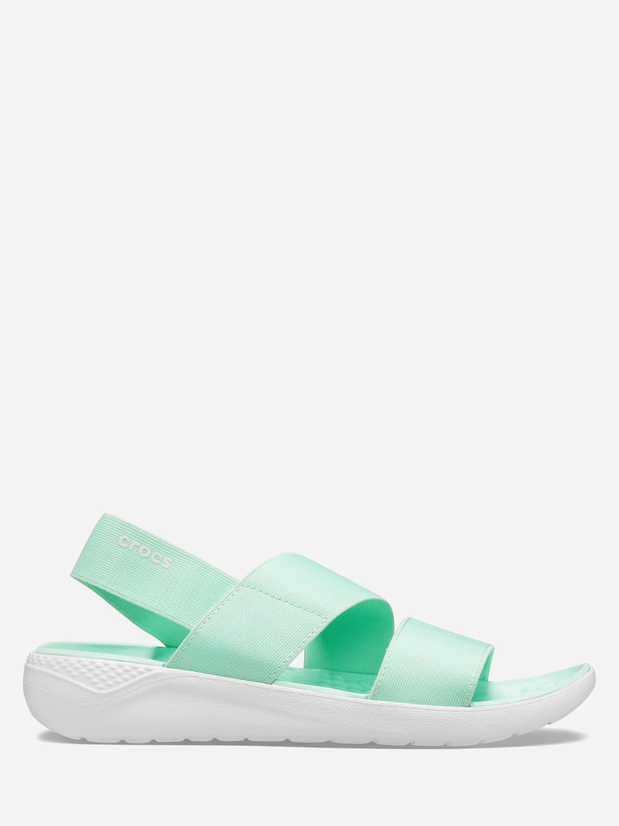 

Сандалии Crocs Jibbitz Literide Stretch Sandal 206081-3TP-W10 41-42 26.3 см Neomint/Almostwhite