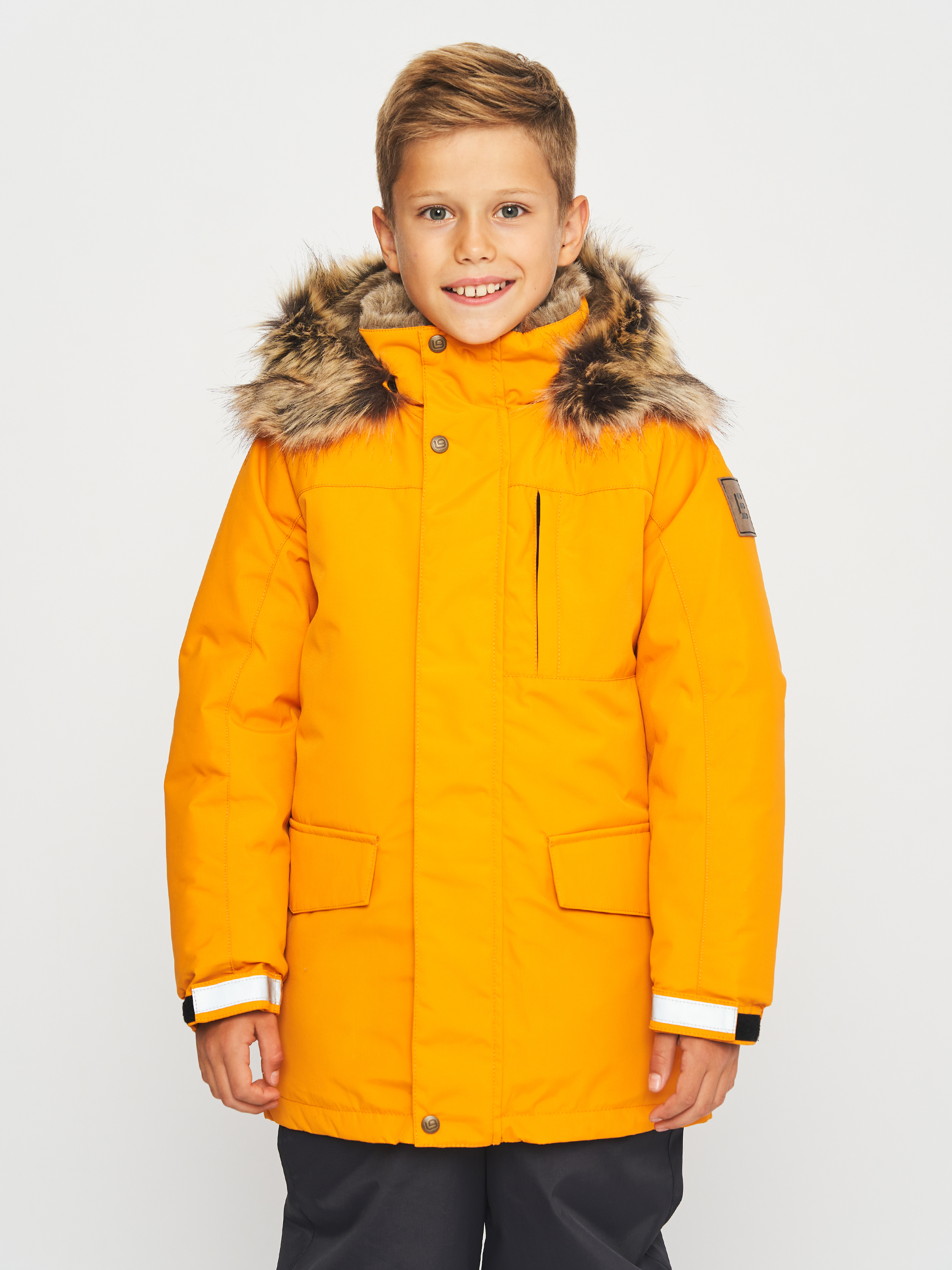 Акція на Підліткова зимова куртка-парка для хлопчика Lenne Janno 23368-456 140 см від Rozetka
