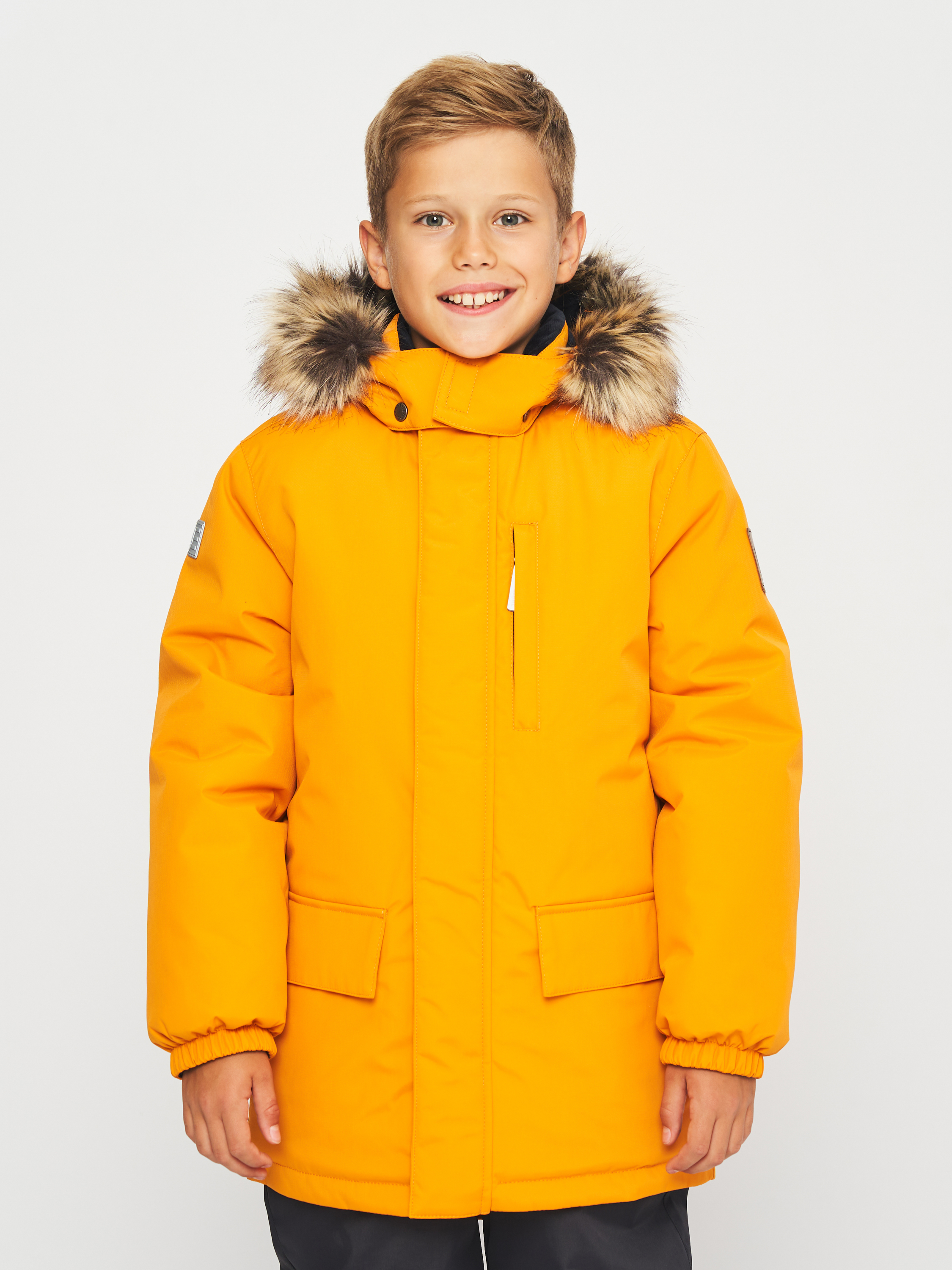 Акція на Дитяча зимова куртка-парка для хлопчика Lenne Snow 23341-456 122 см від Rozetka