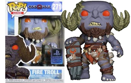 

Фигурка Funko Pop Фанко Поп Огненный Тролль Бог Войны God of War 4 Fire Troll 10см game GW FT 271