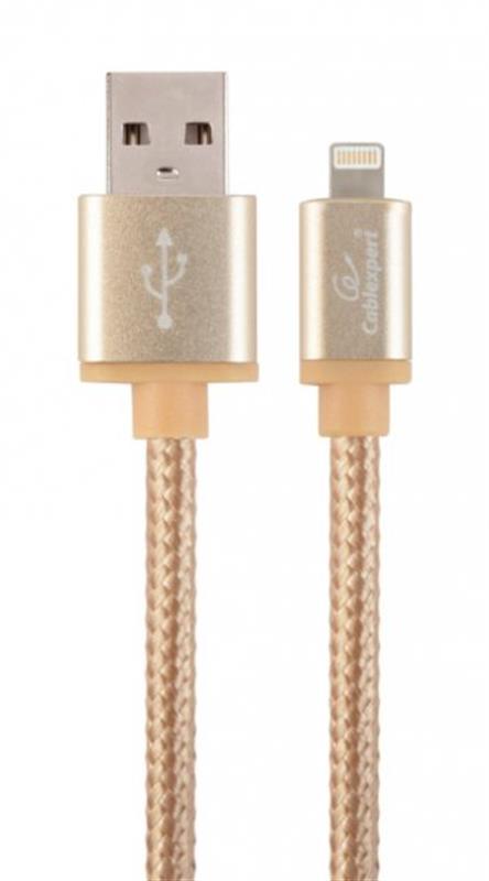 Кабель Cablexpert (CCB-mUSB2B-AMLM-6-G) USB 2.0 - Lightning, 1.8м ...
