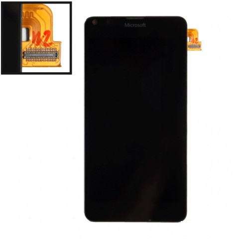 

Дисплей (экран) для Microsoft 640 Lumia (RM-1072/RM-1077) + тачскрин, черный High Copy