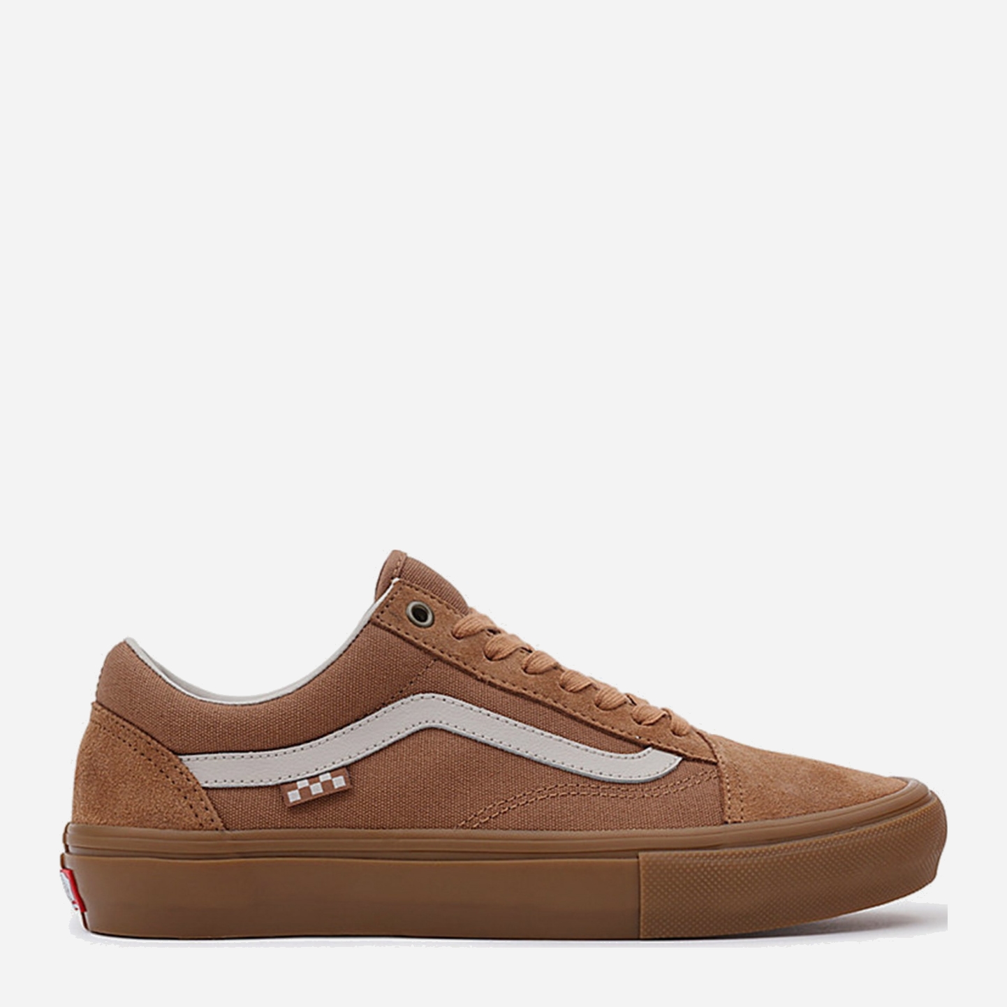 Акція на Чоловічі кеди низькі Vans Skate Old Skool VN0A5FCBBGZ1 40.5 (8US) 26 см Brown/Gum від Rozetka