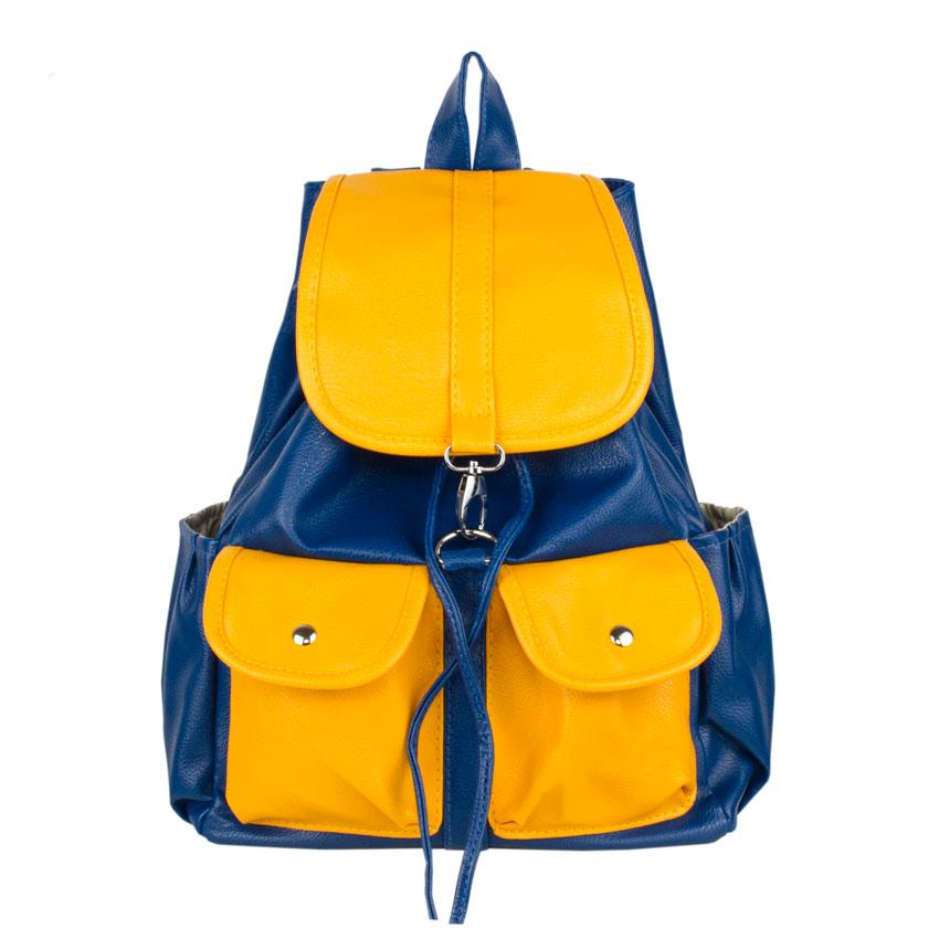 

Рюкзак городской BackPack Украина 35x37x13,5 см Синий+желтый