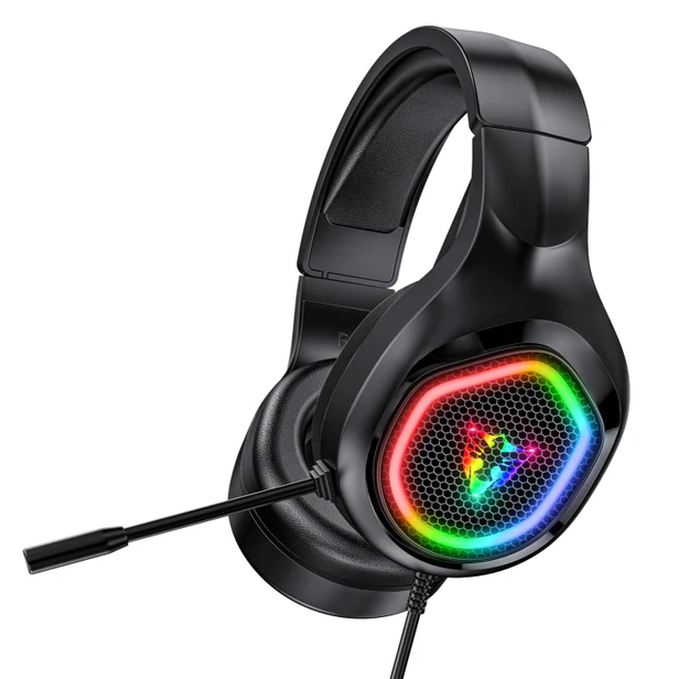 Игровые геймерские наушники с микрофоном и подсветкой G503 RGB Gaming ...
