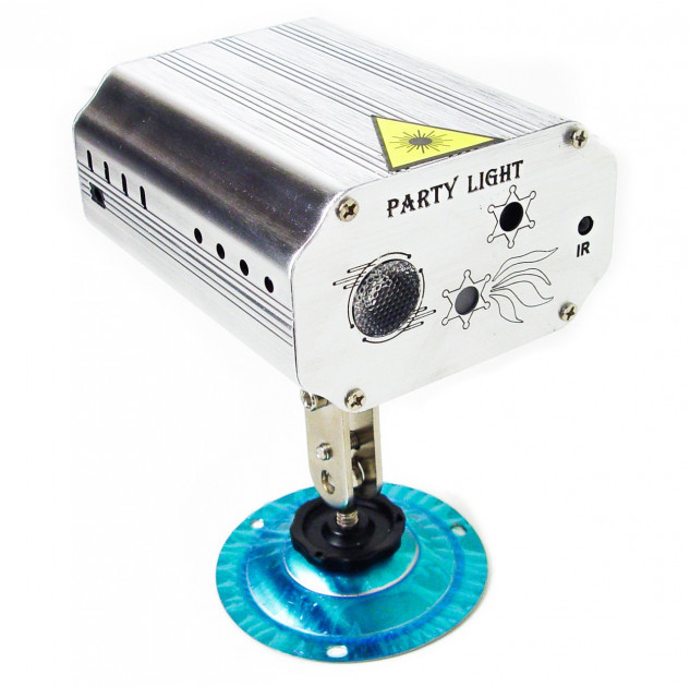 

Лазерный проектор с датчиком звука HLV Party Light EMS083 6738