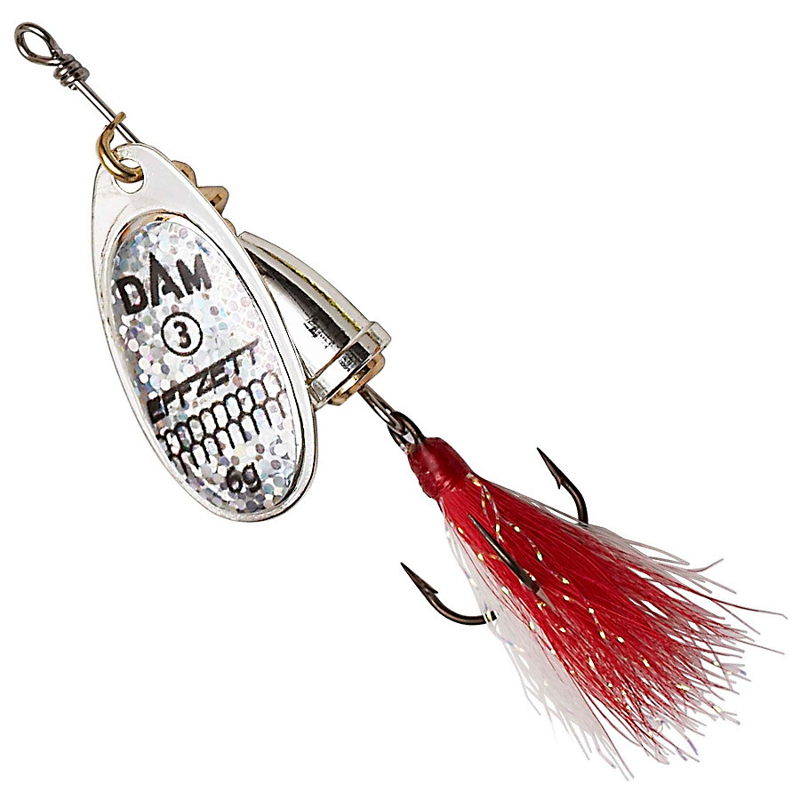 

Блесна DAM Effzett Executor Dressed Spinner с бородкой 11 г Reflex Silver