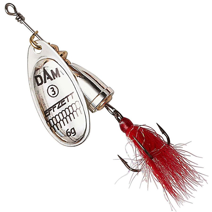 

Блесна DAM Effzett Executor Dressed Spinner с бородкой 11 г Silver