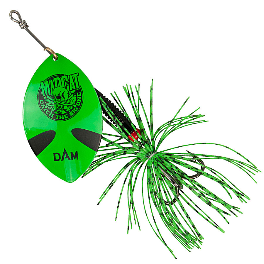 

Блесна Dam Madcat Big Blade Spinner 55 г Тройник №2/0 Green