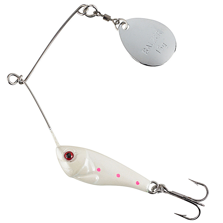 

Cпиннербейт Balzer Colonel Micro Spinner Bait 10 г White-Pink