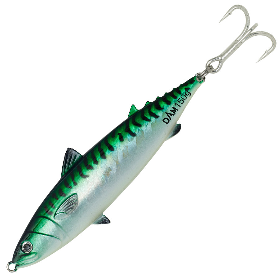 

Блесна DAM Salt-X Mackerel Pilks 100 г 11 см тройник № 1/0 Green Glow UV