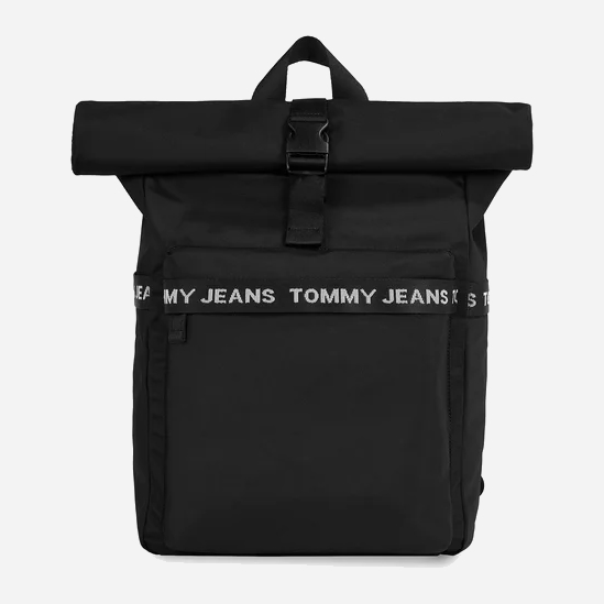 Акція на Рюкзак чоловічий Tommy Hilfiger Tjm Essential Rolltop Bp AM0AM11176 Black від Rozetka