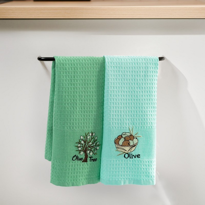 Подарочный Набор Кухонных Полотенец Kitchen set Olive - Кухонные ...